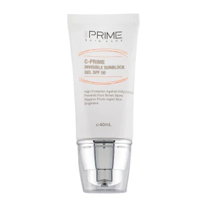 ژل ضدآفتاب بی رنگ پرایم spf50