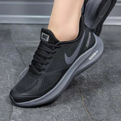 کتانی ست مردانه زنانه مدل نایک گاید nike guide رانینگ های کپی رنگ مشکی