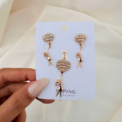 نیم ست دخترک بالون دار ژوپینگ بدون زنجیر