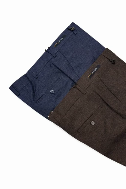 شلوار پارچه‌ای نخ ترک مردانه _ پارچه جکوار دو برکش قواره کلاسیک