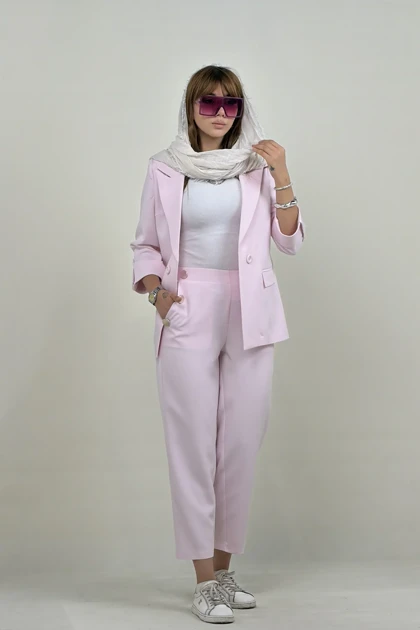 شلوار زنانه جیب دکمه مازراتی
