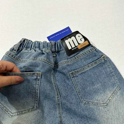 شلوار جین طرح مام تینت دار N-AHS