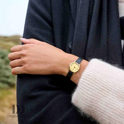 ساعت مچی عقربه ای زنانه دنیش دیزاین (Danish design) مدل IV19Q1268 Akilia Mini All Gold Black