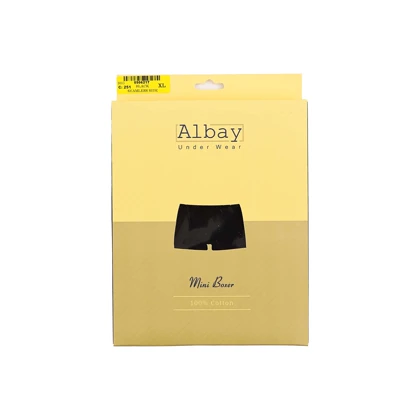شورت نیم پا مردانه کش مخفی مشکی Albay