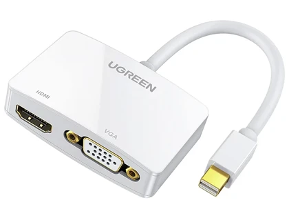 مبدل مینی دیسپلی پورت به وی جی ای و اچ دی ام آی یوگرین Ugreen20421 J43