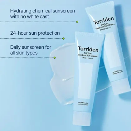 کرم ضد آفتاب هیالورونیک اسید توریدن مدل Dive-In حجم 60ml