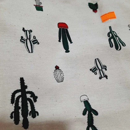 کراپ شلوار دخترانه کاکتوس لینن