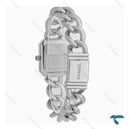 ساعت زنانه شنل استیل مستطیلی صفحه مشکی Chanel-7965-L