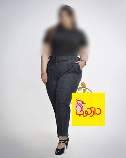 شلوار مام فیت دمپا پاکتی