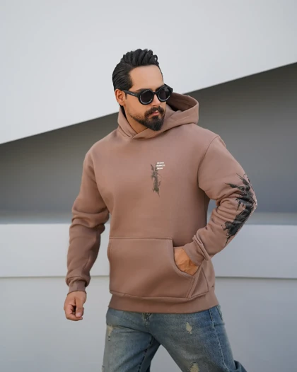 هودی مردانه دورس سه‌نخ طرح Angel