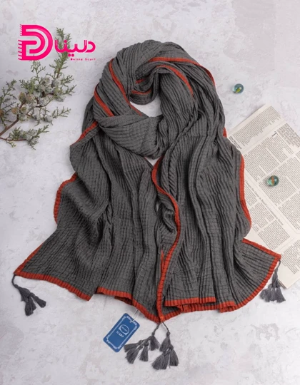 شال پلیسه حاشیه‌دار وارداتی