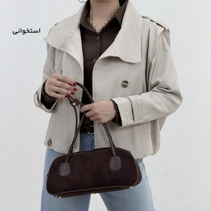 بامبر جکت زنانه یقه ایستاده کرکره ای | آی بولک