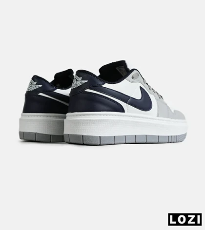 کفش مردانه و زنانه سفید طوسی سرمه ای NIKE AIR FORCE مدل 7811