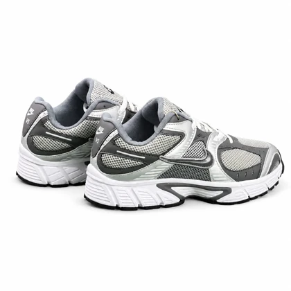 کفش کتانی مردانه رانینگ مدل نایکی V5 طوسی سفید Nike V5