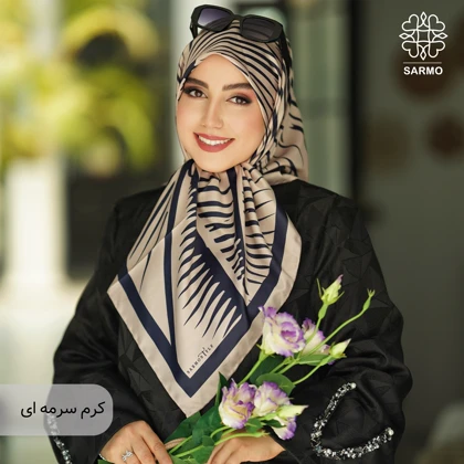 روسری ابریشم توییل پالمیرا