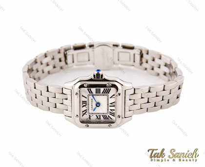 ساعت مچی کارتیه پنته زنانه نقره ای اسمال Cartier-3223-L
