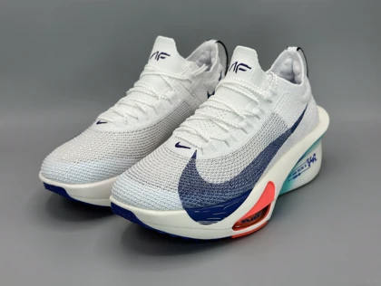 کتانی نایکی آلفا فلای سفید آبی صورتی/Nike Alpha fly