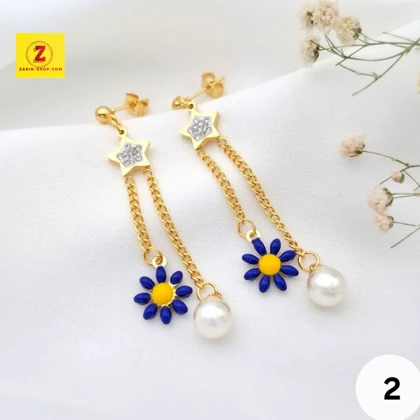 گوشواره استیل زنانه آویز بلند