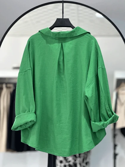 شومیز سبز زارا 35338