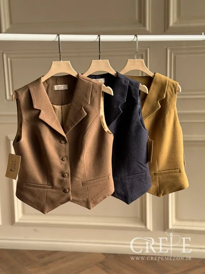 جلیقه کشمیر یقه انگلیسی