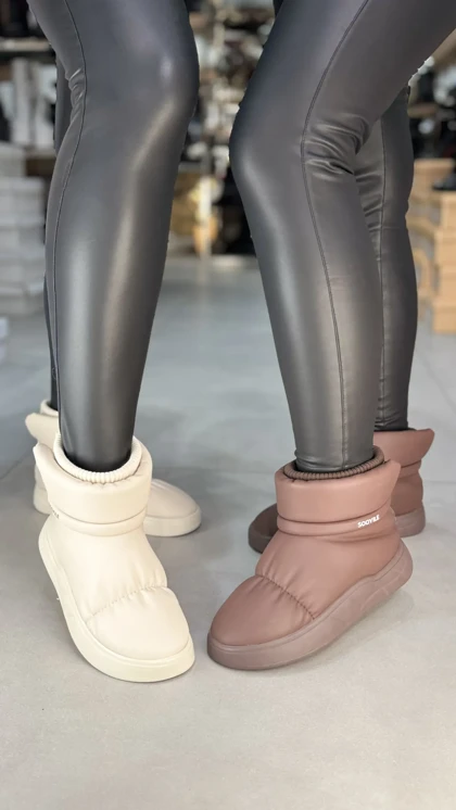 7003 - نیم بوت پفکی دوختی 7003