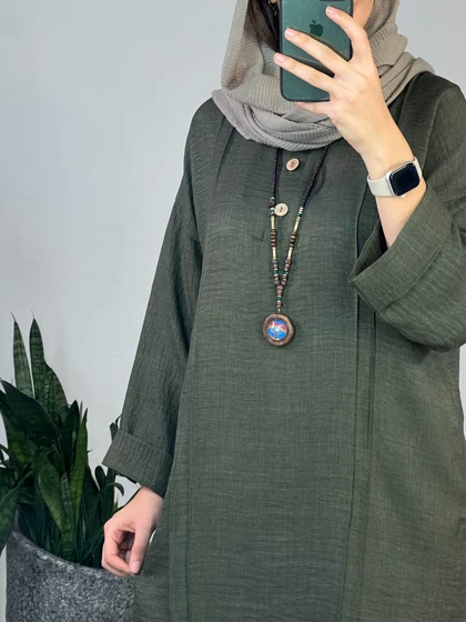 مانتو بلند رزگل 1