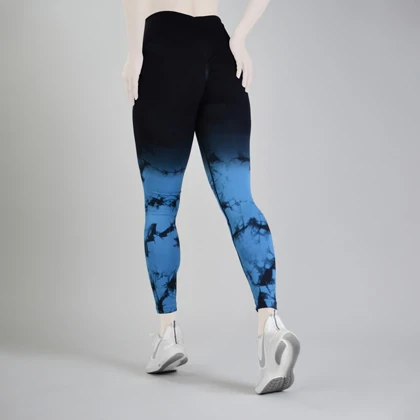 لگ سیملس ورزشی زنانه مدل 4B0098 آبی تیره