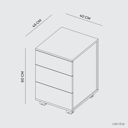 فایل سه کشو دنیته مدل ناد - Dfj136