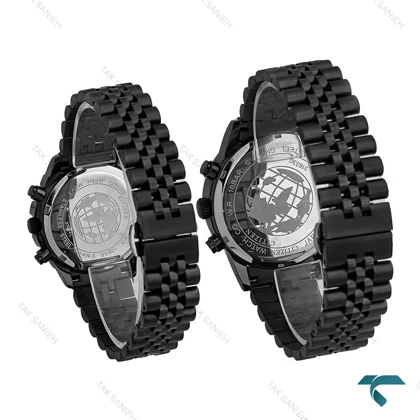 ساعت ست سیتیزن Prime سه موتوره تمام مشکی Citizen-7823-S