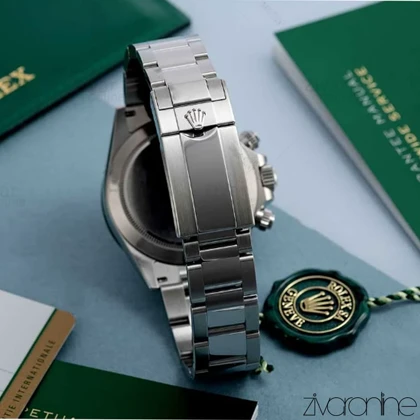 ساعت رولکس دیتونا مردانه سه موتوره نقره ای مشکی 102072