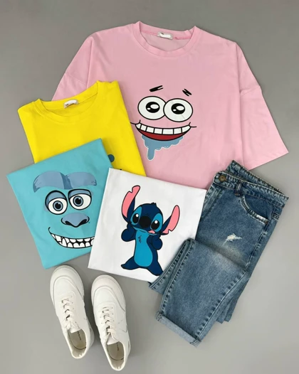 تیشرت لانگ انیمیشن کد 4647