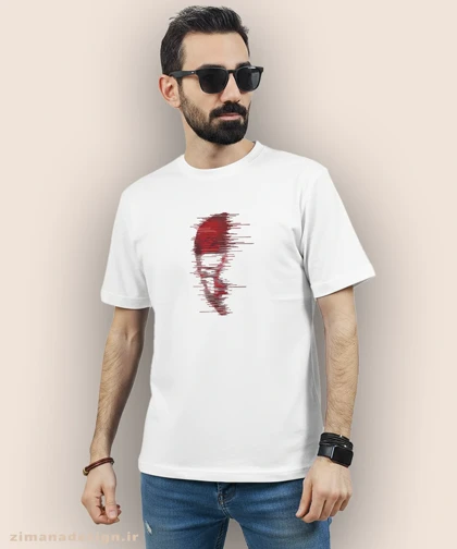 تیشرت مردانه و زنانه طرح اسکلت مرگ کد 931