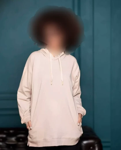 هودی کلاهدار بغل دکمه