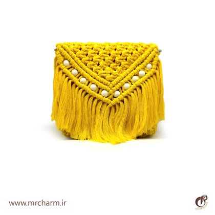 ست صندل و کیف دست بافت زنانه mrc2416-02