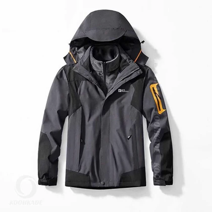 کاپشن دوپوش JACKWOLF مدل 552