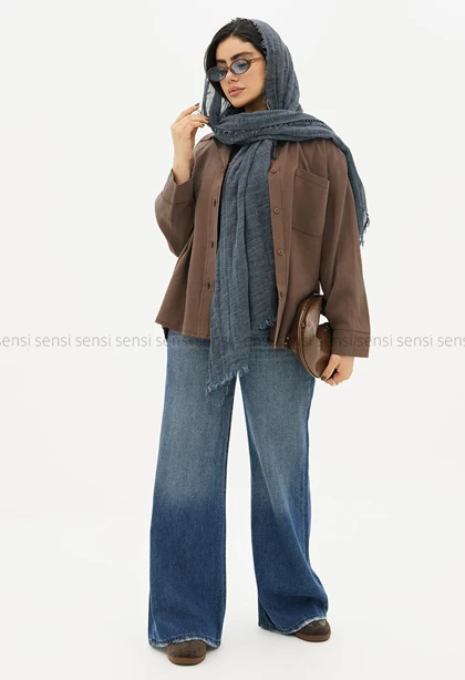 شومیز مودال پری رنگی کد1005275