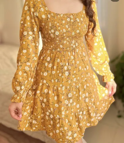 پیراهن دشت بابونه🌼🌻
