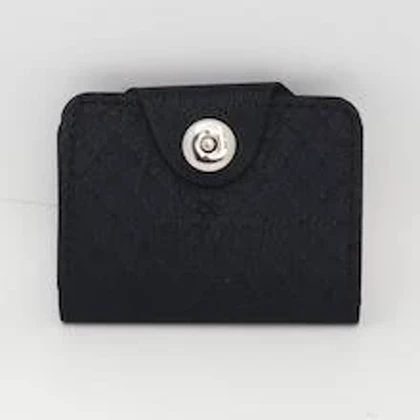 جا کارتی ساده چرم مصنوعی (فوم) دکمه‌دار