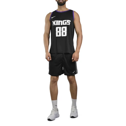 ست رکابی و شلوارک ورزشی مردانه کوئتا کینگز مدل PY-Nike-2A0651 مشکی