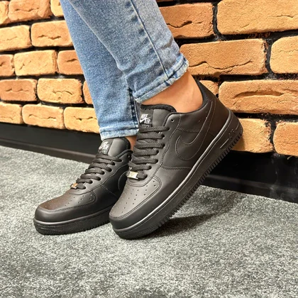 کتانی نایک ایرفورس مردانه nike air force رنگ تمام مشکی