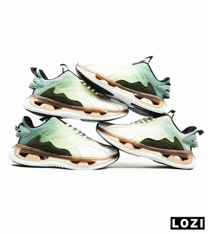 کفش کتانی مردانه سبز قهوه ای ADIDAS Customize Run