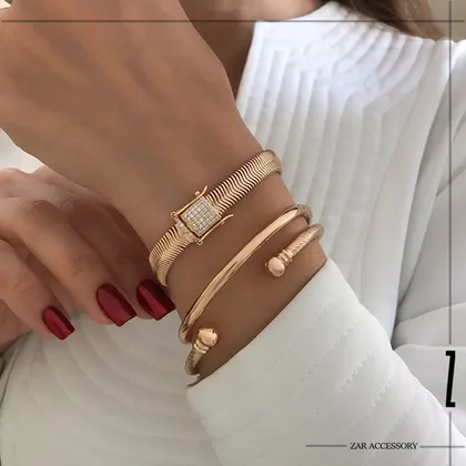 دستبند هرینگبون قفل کوبایی