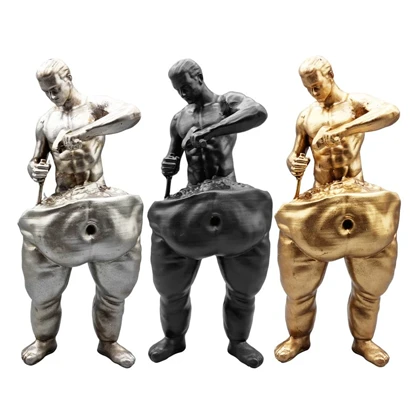 مجسمه بدنسازی مدل پیکر تراش 6Pack پلی‌استری