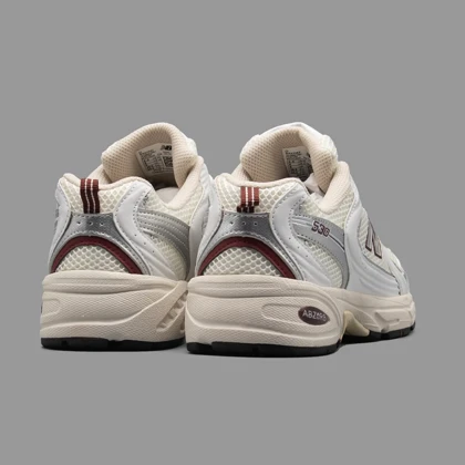 نیوبالانس 530 سفید زرشکی New Balance 530 White Mercury Red