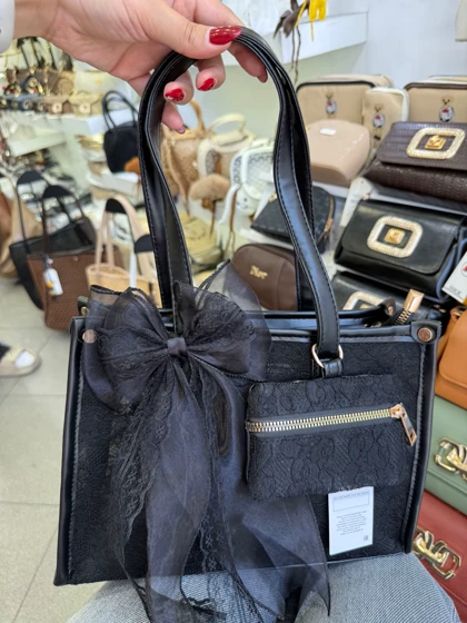 کیف دستی دانتل دخترانه روژین
