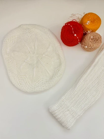 کلاه و شالگردن فرانسوی جدید