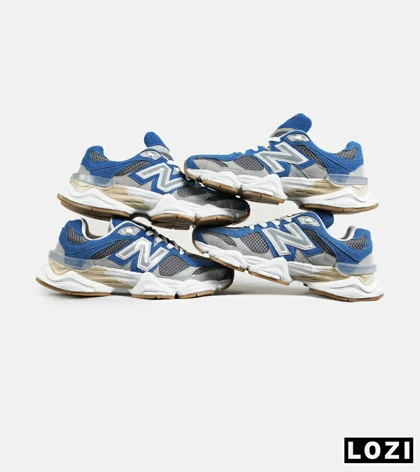 کفش کتانی مردانه و زنانه آبی طوسی NEW BALANCE 9060 مدل 7313