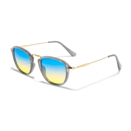عینک آفتابی دی فرانکلین مدل D.franklin ROLLER SQ / MILKY BLUE GREY - GRAD BLUE