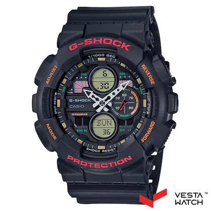ساعت مچی مردانه کاسیو جی‌شاک CASIO G-SHOCK مدل GA-140-1A4DR