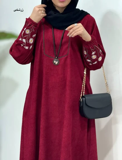 پیراهن مانتویی گلدوزی جانان 1